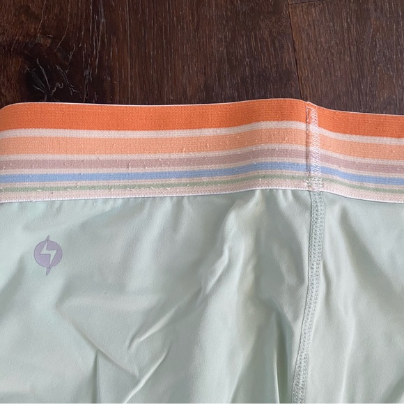 POPFLEX Retro Rainbow Collection Believe Leggings in Mint - Picture 6 of 6